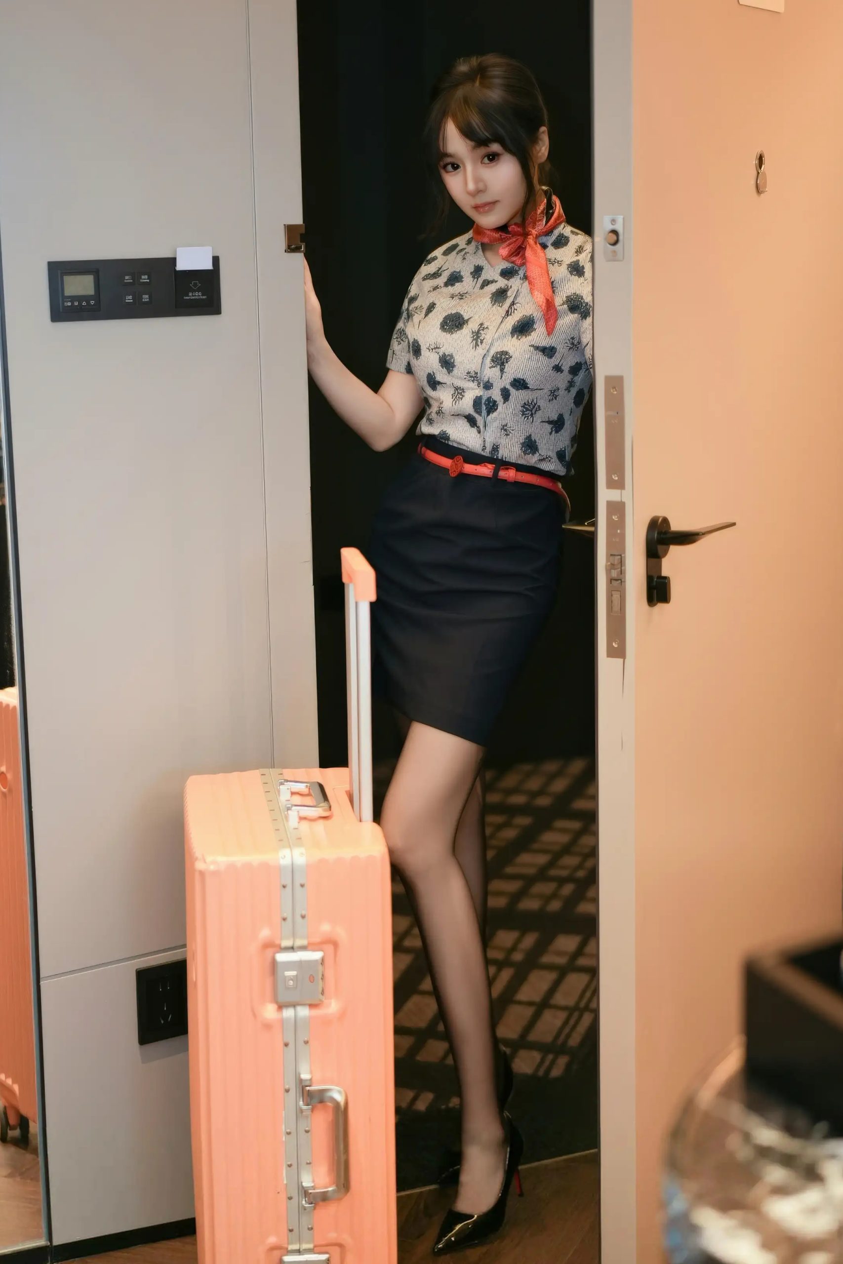 沈南汐RuRu 空姐制服-御萝部落