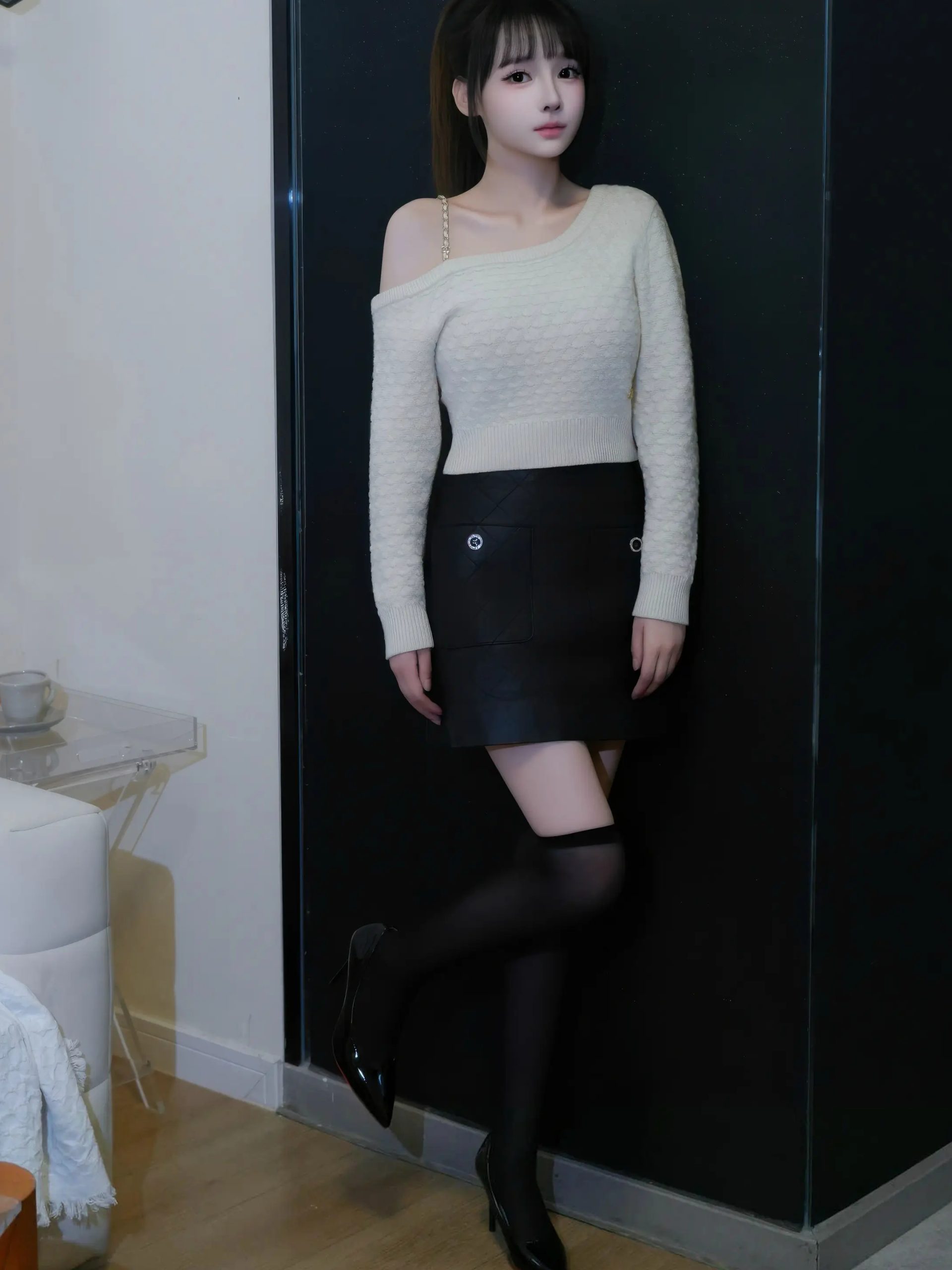 图片[2]-沈蜜儿 性感白T-御萝部落