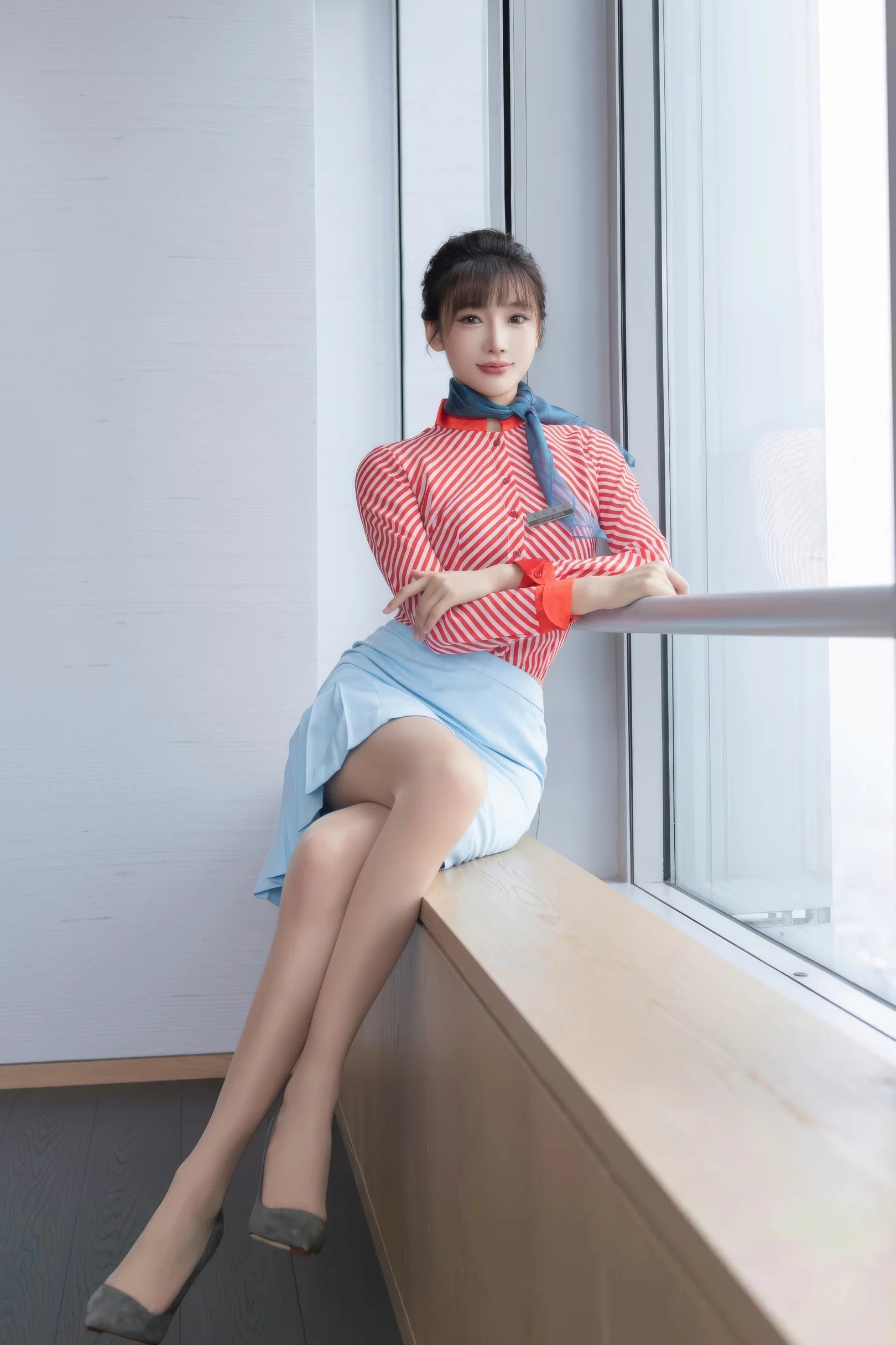 图片[3]-陆萱萱 性感制服-御萝部落