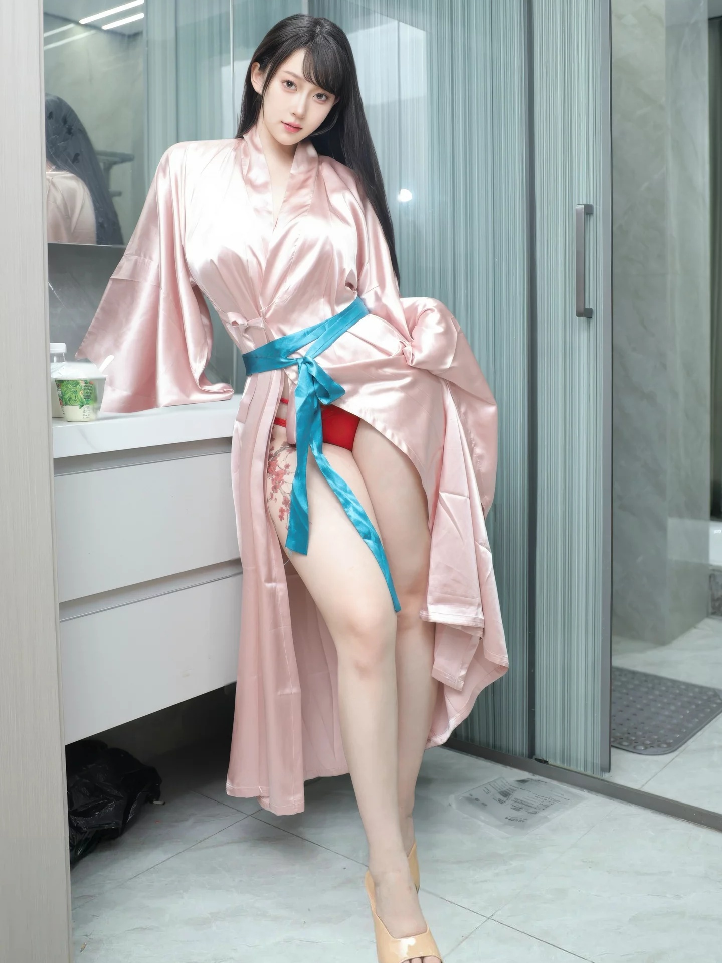 图片[4]-李沁恩lrene 红色比基尼-御萝部落