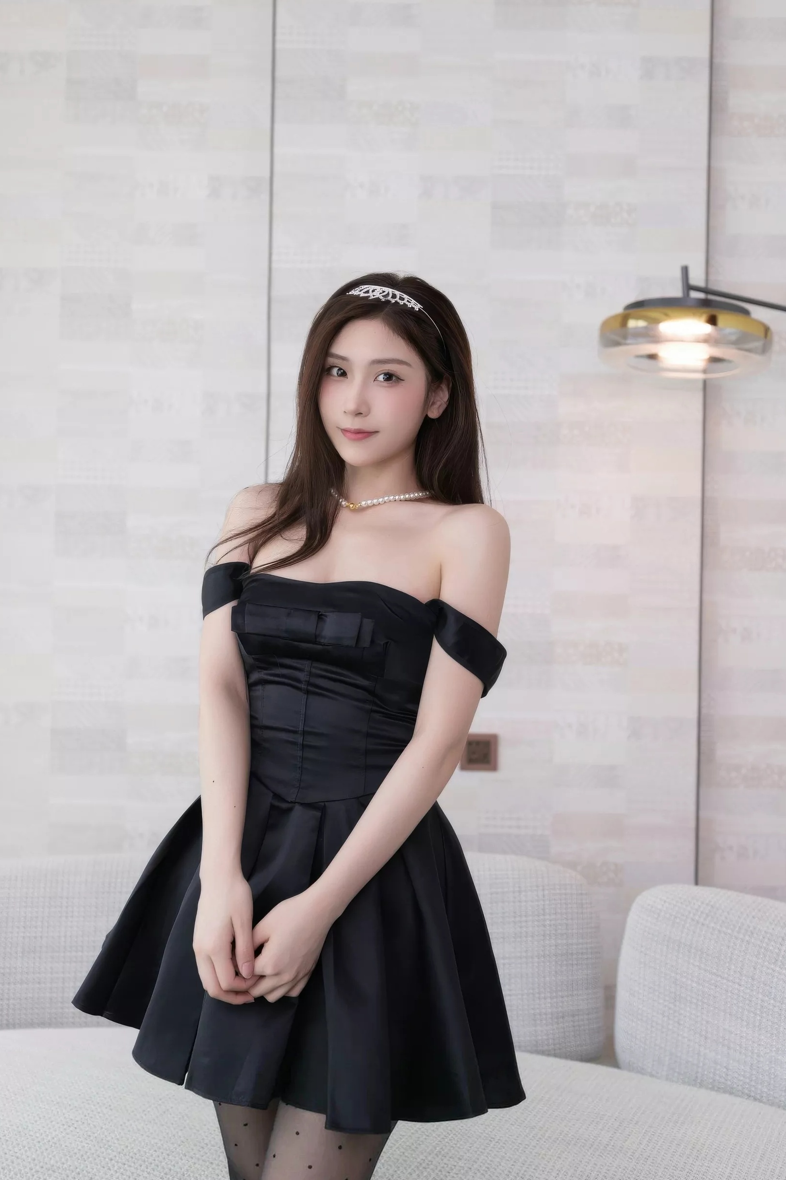 图片[4]-刘婷婷 黑色性感-御萝部落