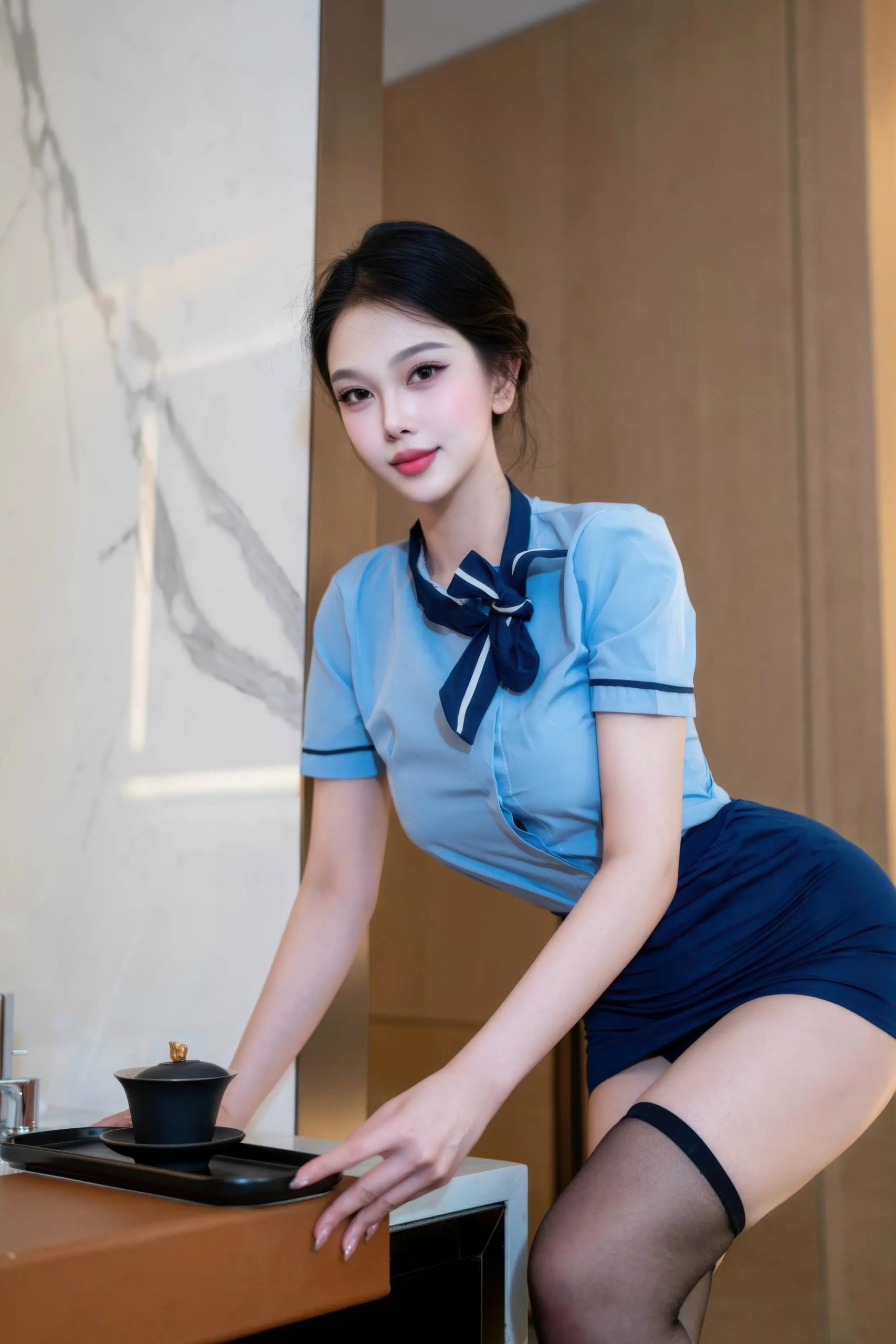 图片[4]-诺诺子 性感OL-御萝部落