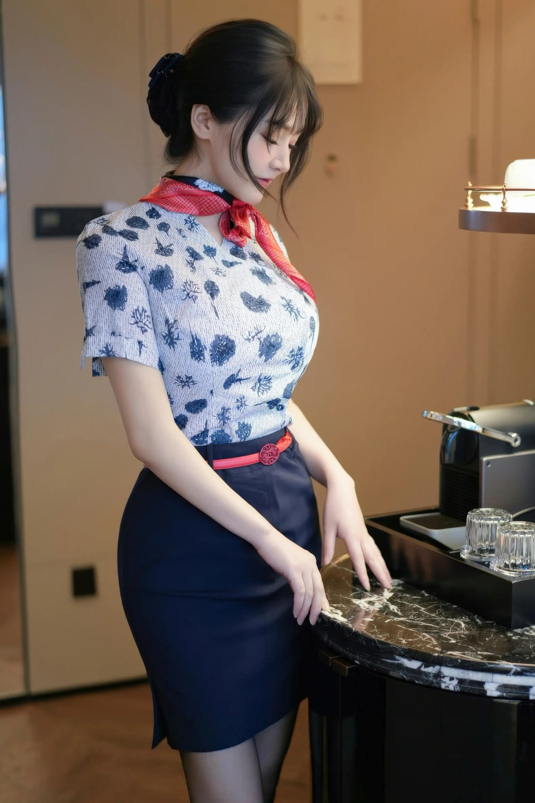 图片[4]-沈南汐RuRu 空姐制服-御萝部落