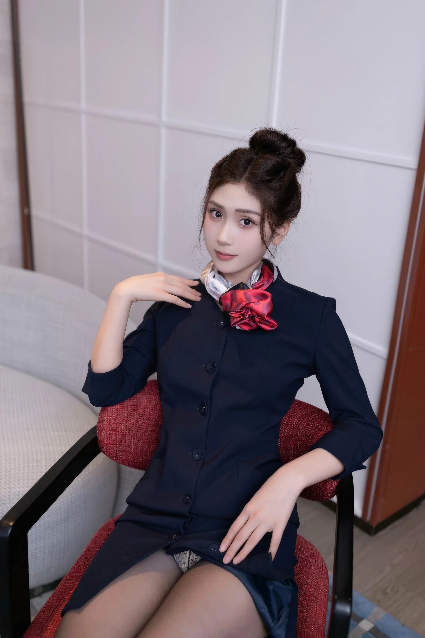 图片[5]-刘婷婷 空姐制服-御萝部落