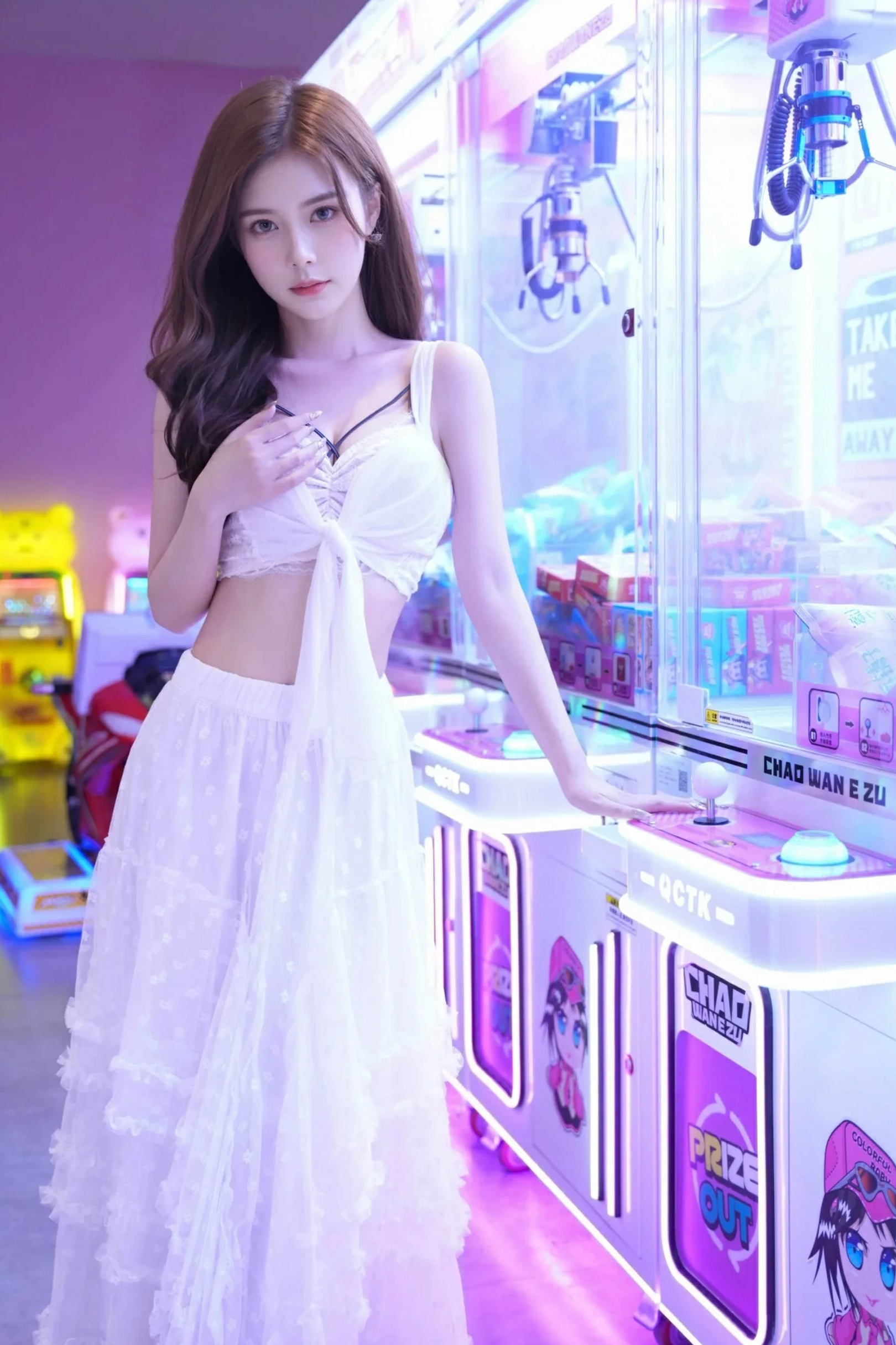 图片[5]-拍黄瓜girl 白色连衣裙-御萝部落