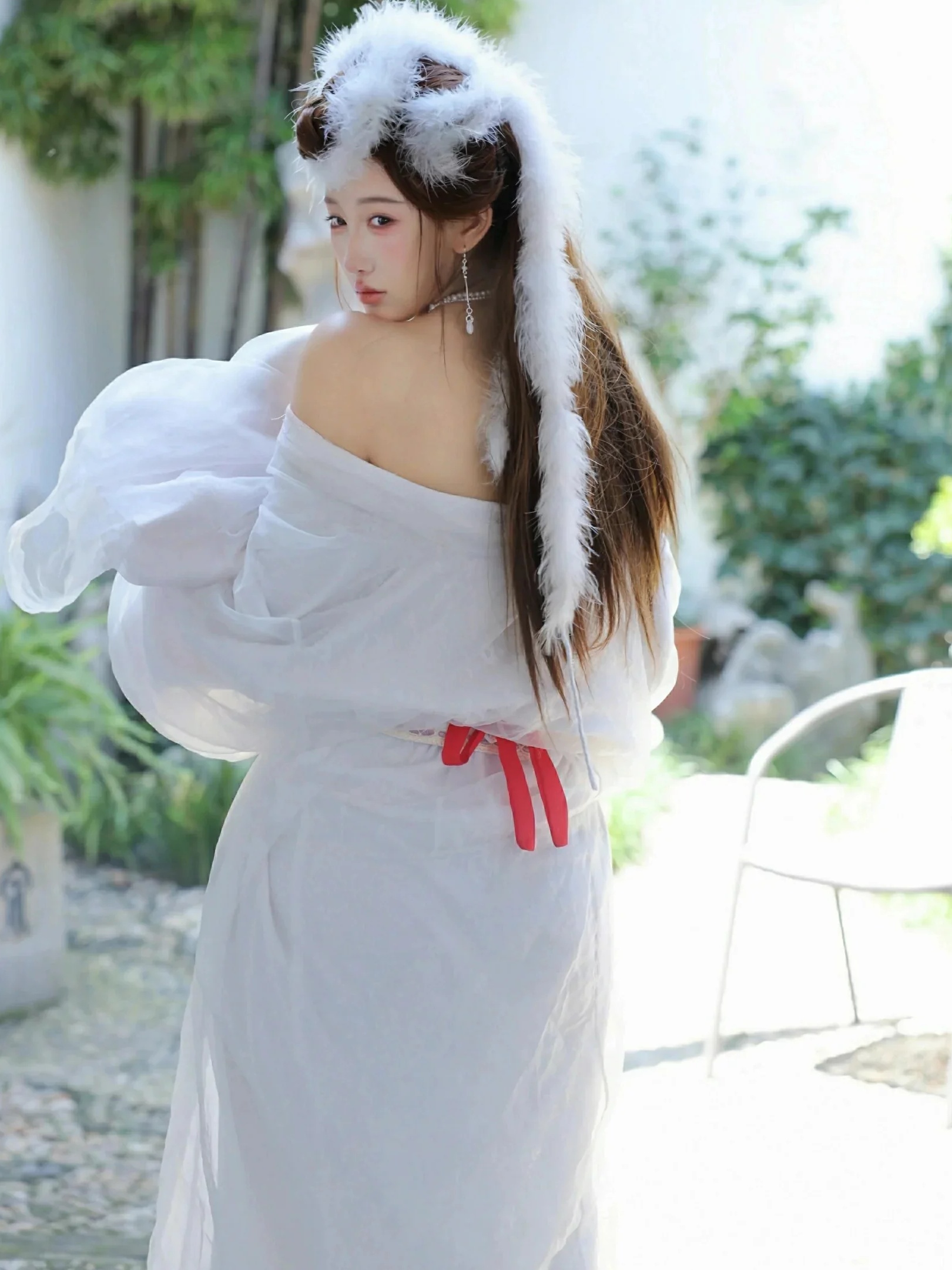 图片[6]-金允希Yuki 低胸长裙-御萝部落