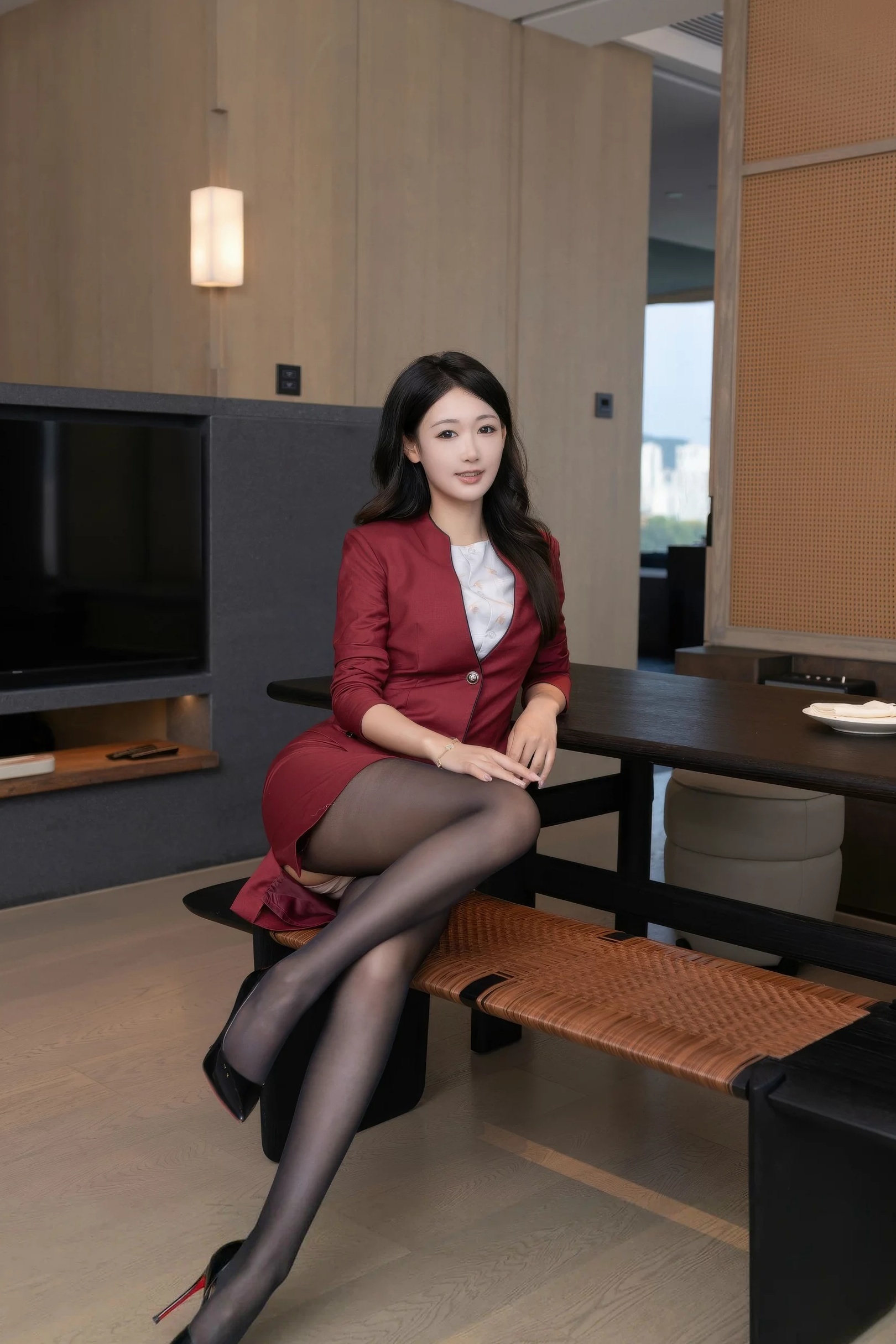 图片[6]-唐安琪 空姐制服-御萝部落