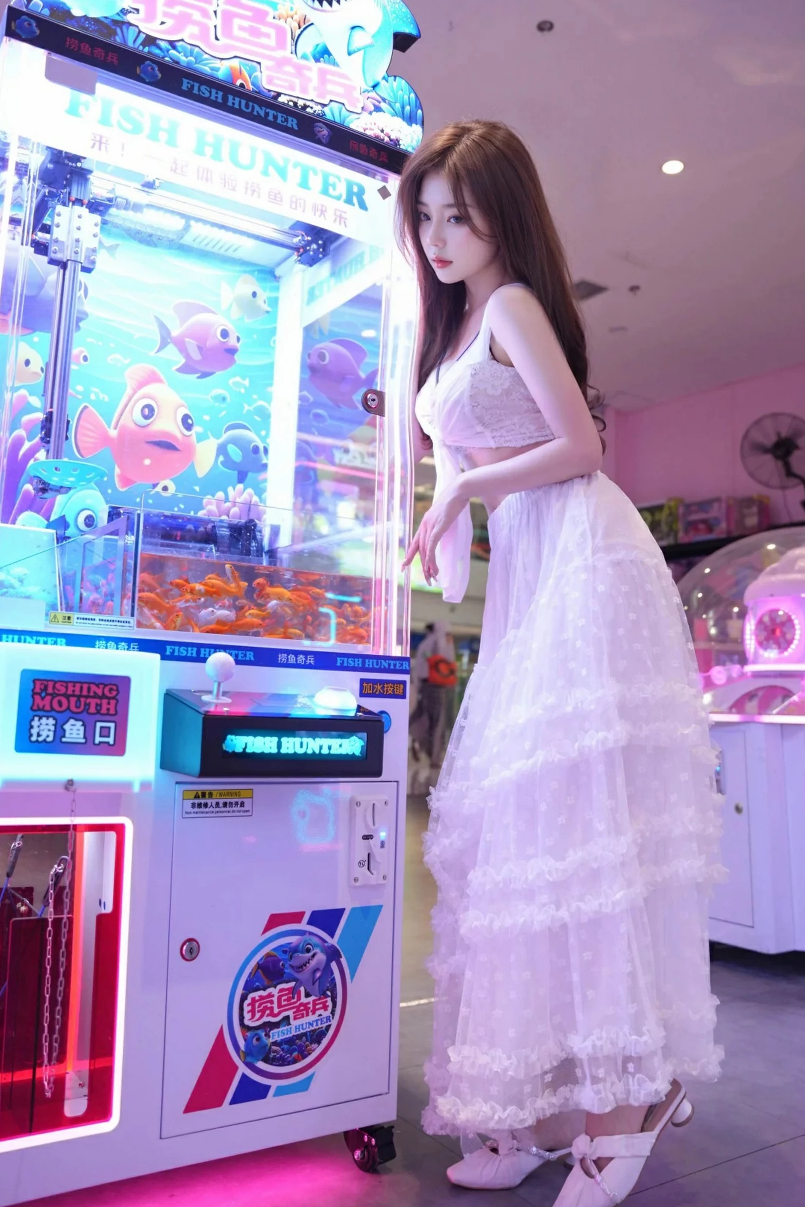 图片[7]-拍黄瓜girl 白色连衣裙-御萝部落