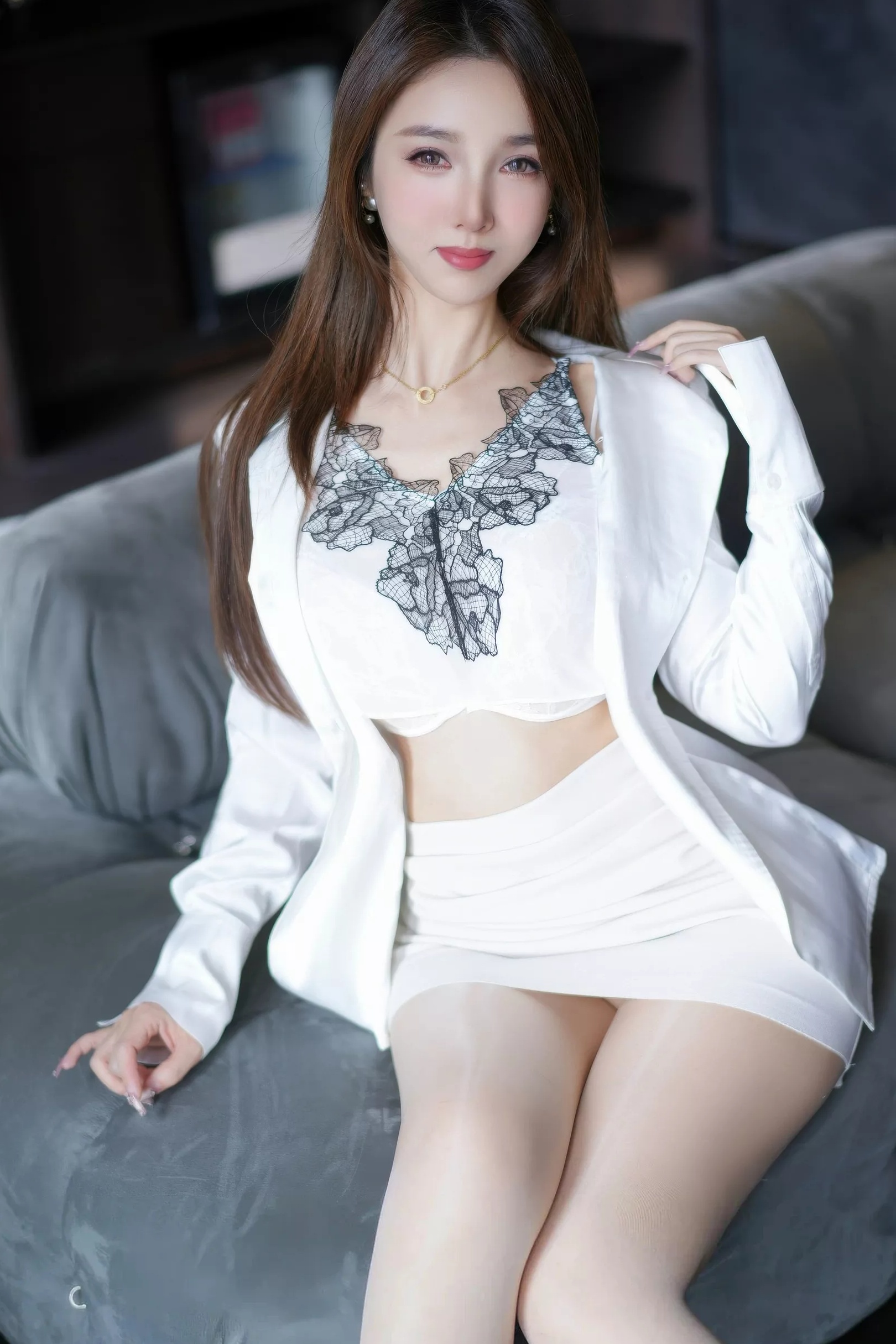 图片[8]-桃桃·夭夭twins 性感肉丝-御萝部落