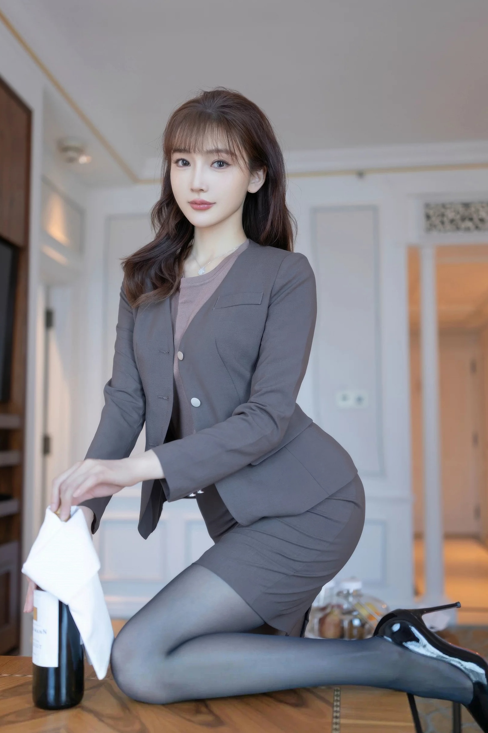 图片[9]-陆萱萱 性感OL-御萝部落
