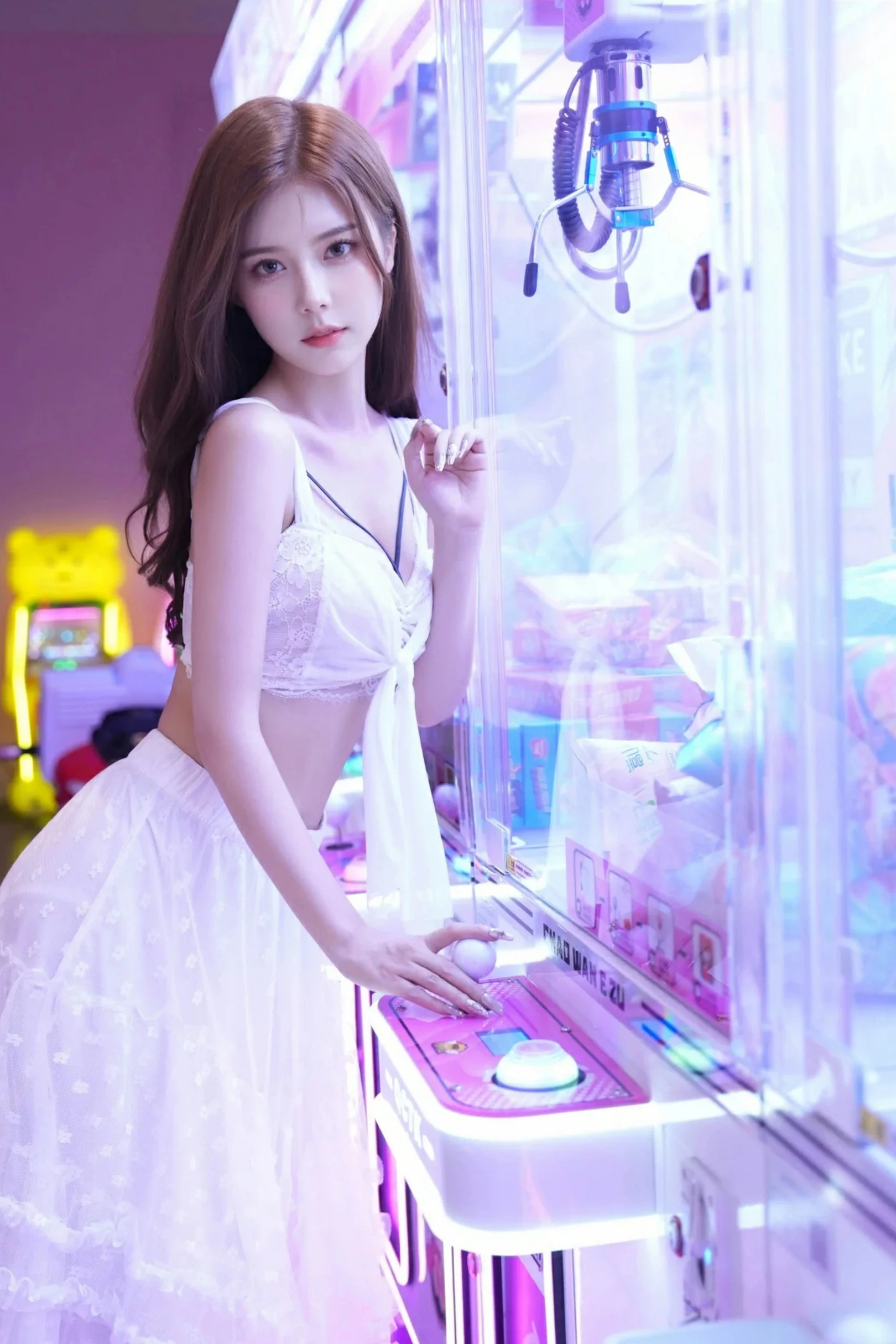图片[9]-拍黄瓜girl 白色连衣裙-御萝部落