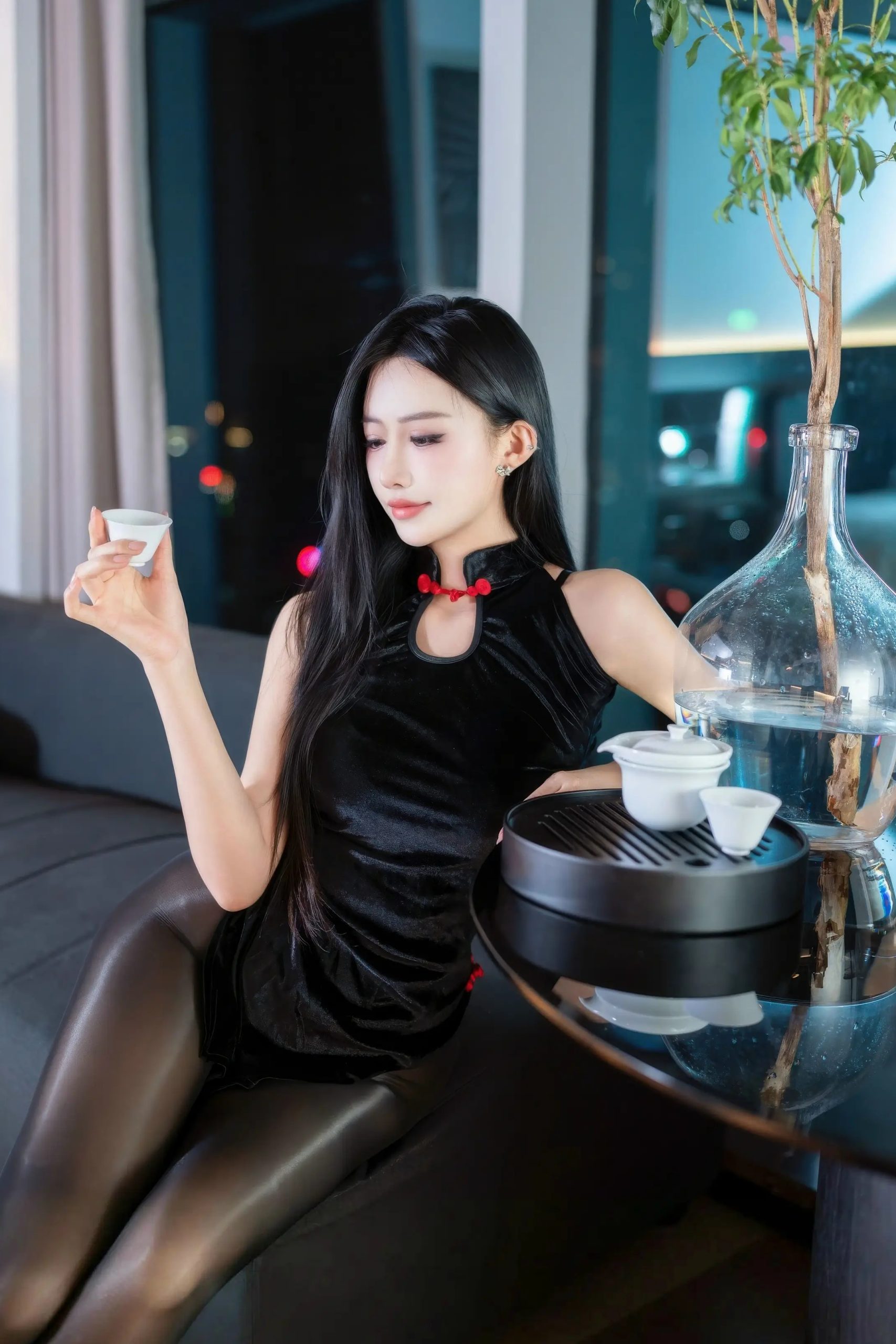 图片[9]-shelly诗莉 黑色情趣内衣-御萝部落