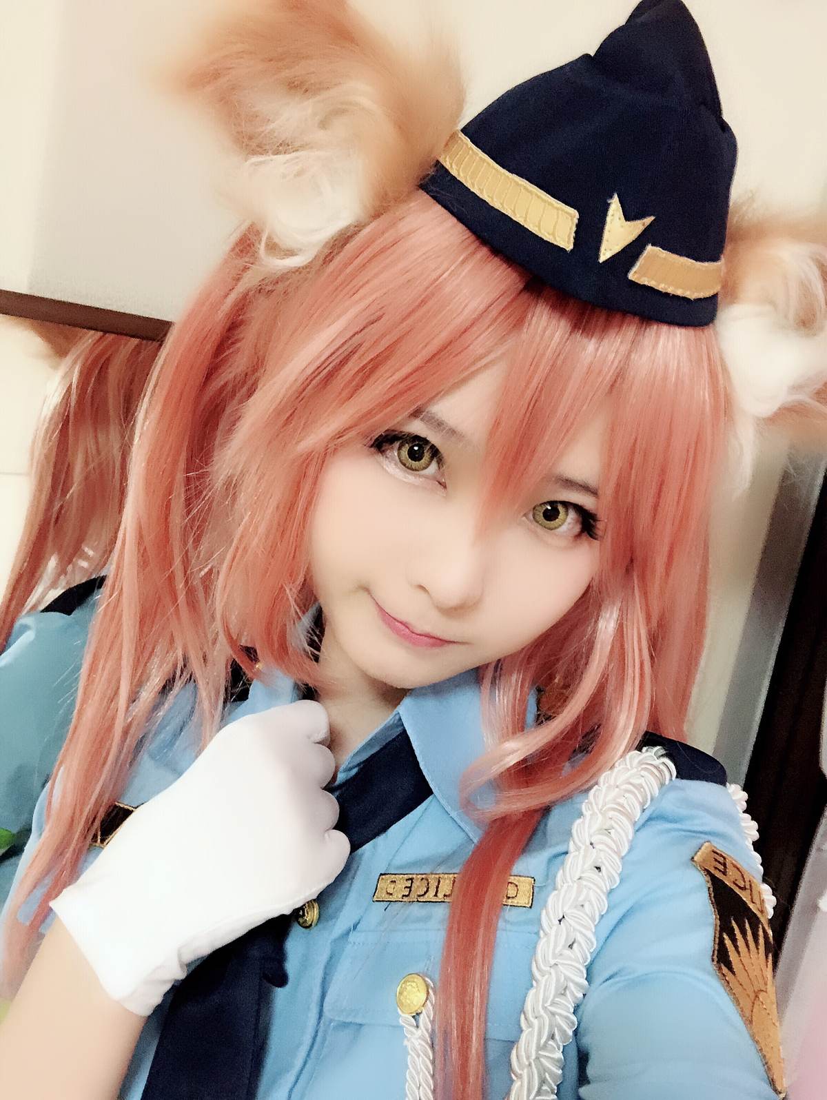 图片[2]-习呆呆 – Fate 玉藻前：警服兽耳黑丝美腿还原 27P2V-御萝部落