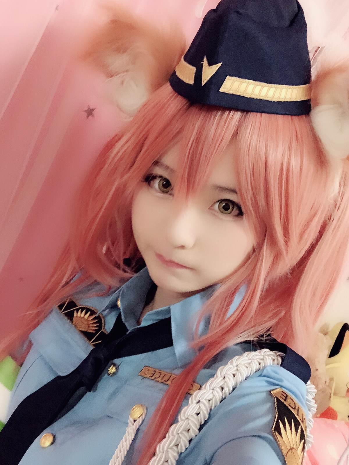 图片[3]-习呆呆 – Fate 玉藻前：警服兽耳黑丝美腿还原 27P2V-御萝部落