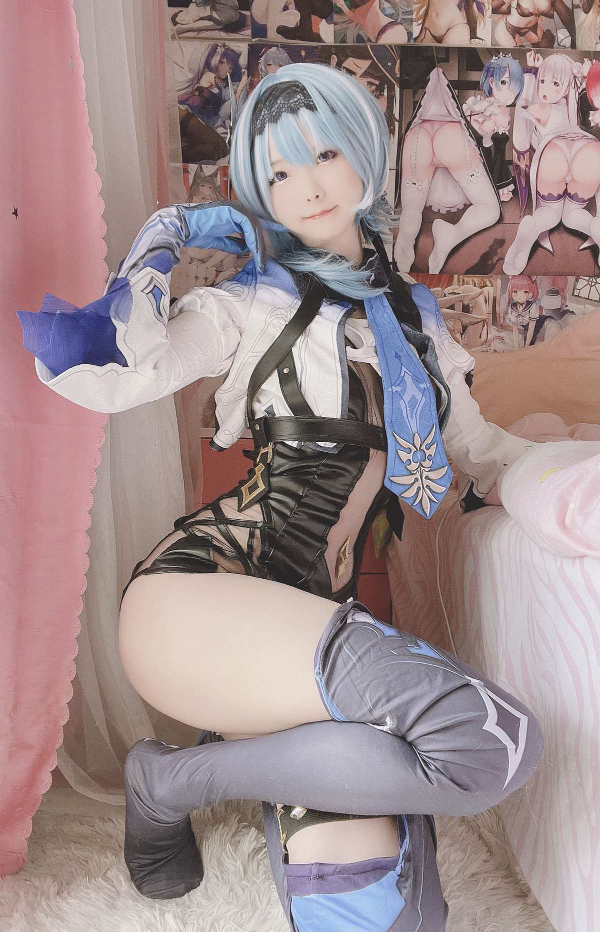 图片[3]-习呆呆 – 原神 尤拉：连体战衣翘臀美腿大尺度还原 25P3V-御萝部落