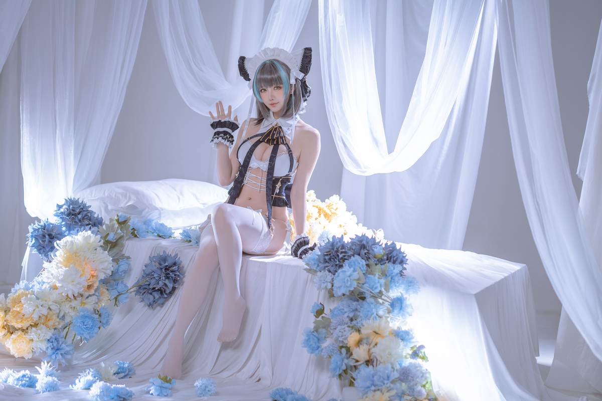 星之迟迟《碧蓝航线 柴郡》1V Cosplay写真-御萝部落