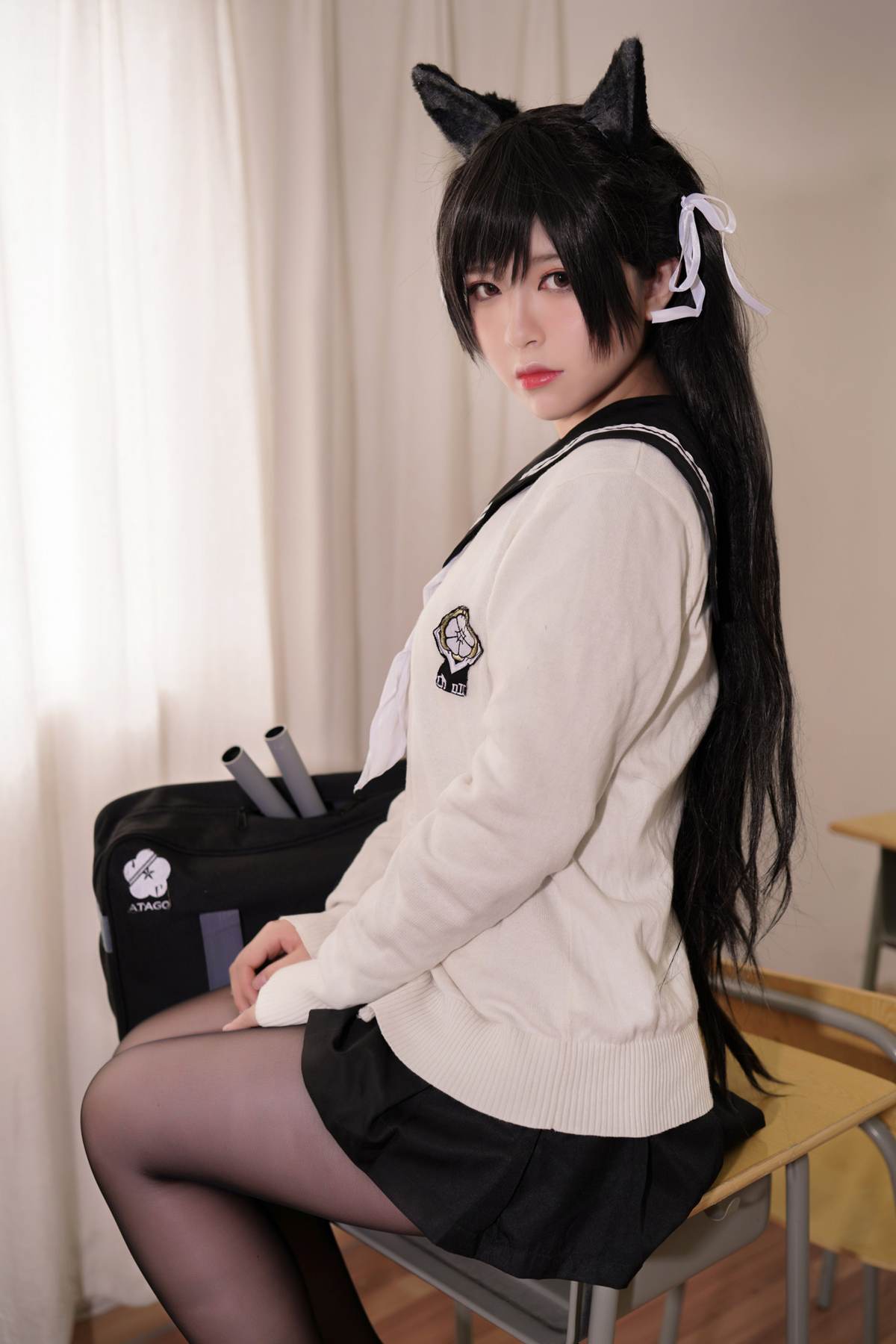 半半子 爱宕学园幻想曲 Cosplay 25P-御萝部落