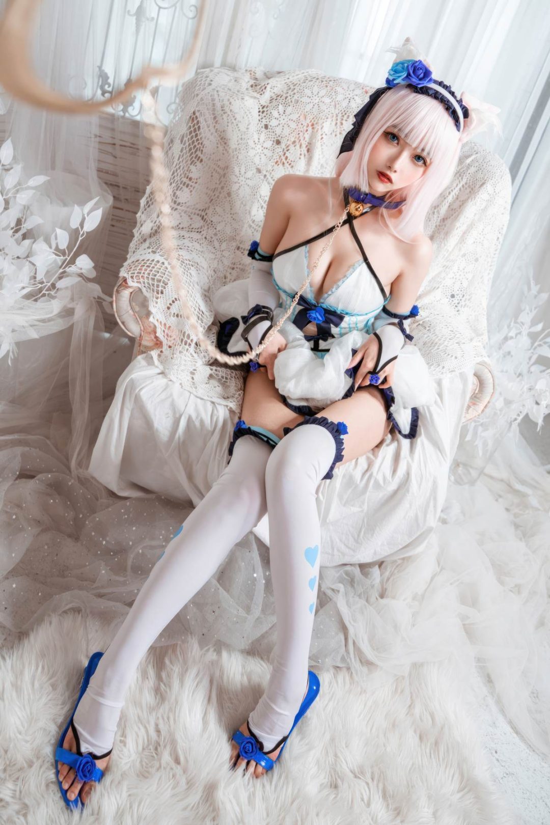 图片[7]-Momoko葵葵 – Nekopara 香子兰女仆：猫娘女仆装甜美还原 11P-御萝部落