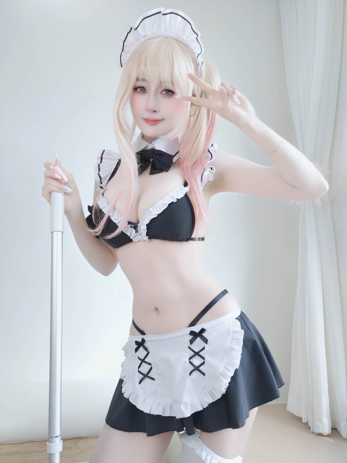 图片[2]-白银81 – 更衣人偶坠入爱河 喜多川海梦：黑白女仆装美胸 62P-御萝部落