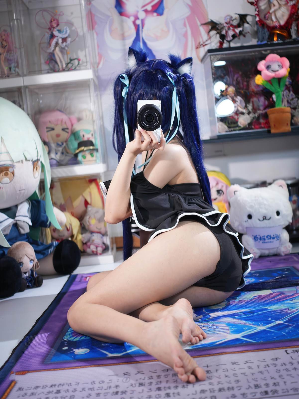 图片[1]-白栎 Shirly – 黑见茜香主题写真：暗黑色调与神秘气质交织 情绪张力拉满的角色感表达 119P-御萝部落