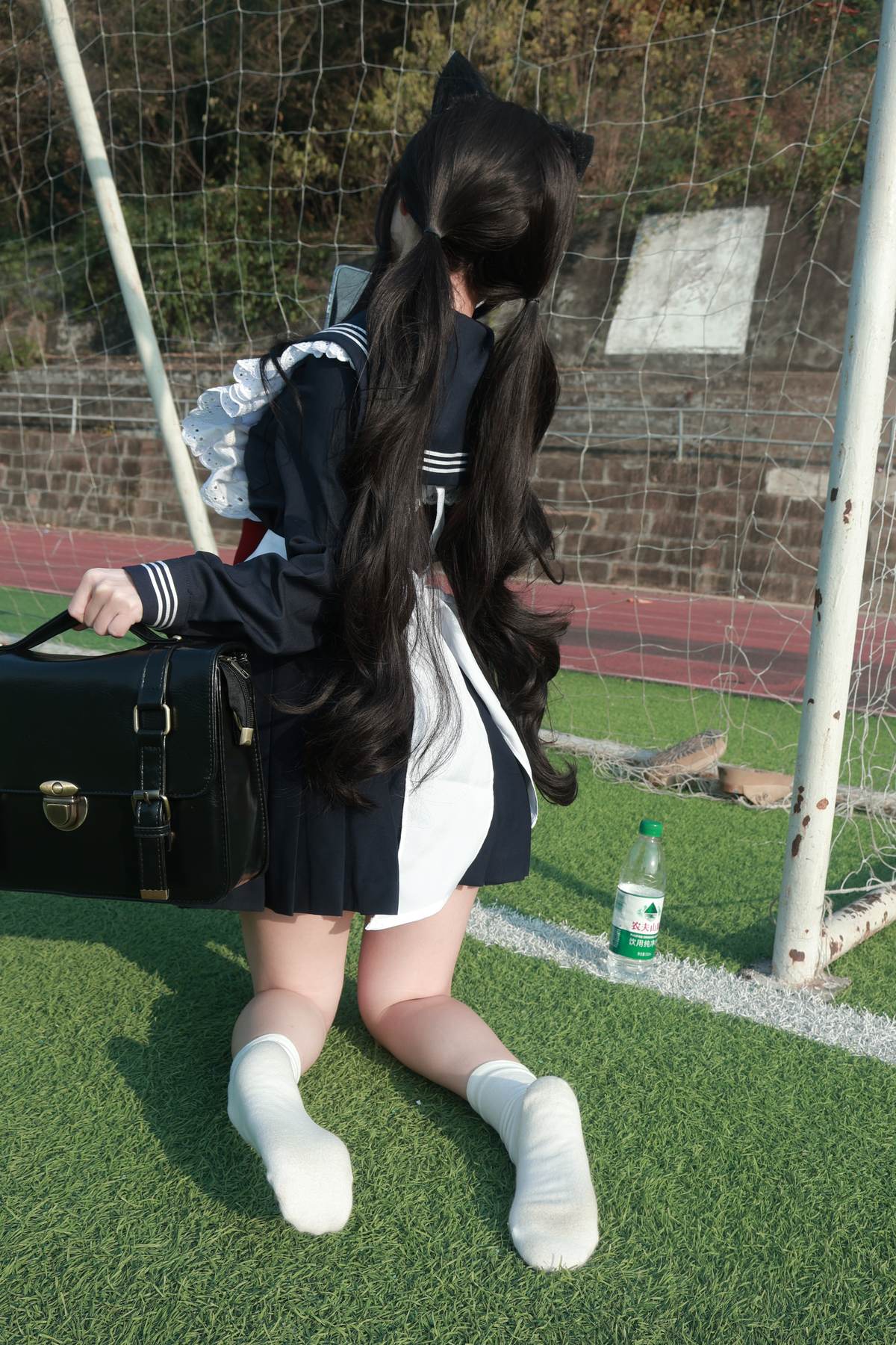 图片[3]-小羊蛋卷 – jk少女+爱丽丝 25P1V-御萝部落