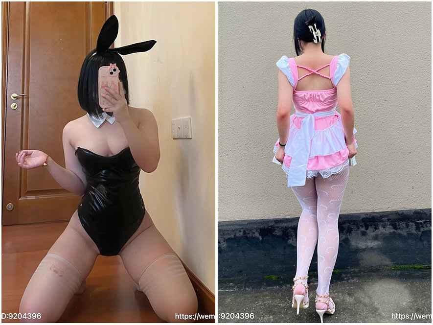 小蕉COSPLAY系列图片,粉色假发日系风格展示