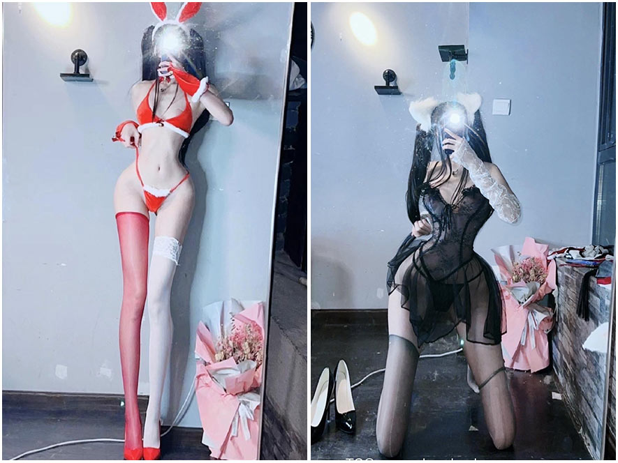 小艾吃不饱微密圈内购图片预览,身穿紧身牛仔裤展示修长美腿