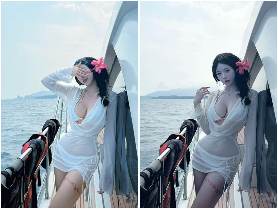 抖音网红charmingsn酒店风高清私拍美图