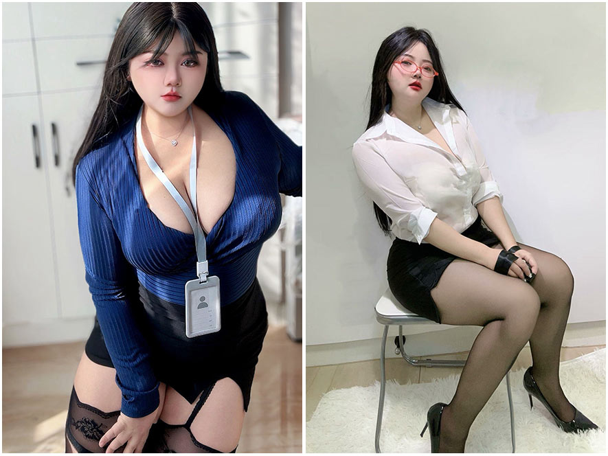 李景瑶多个视频片段的高清截图展示包含不同服装造型