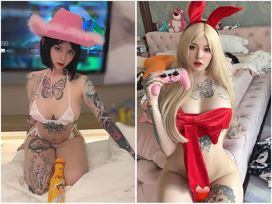 抖音小桃子呀居家慵懒风私房照