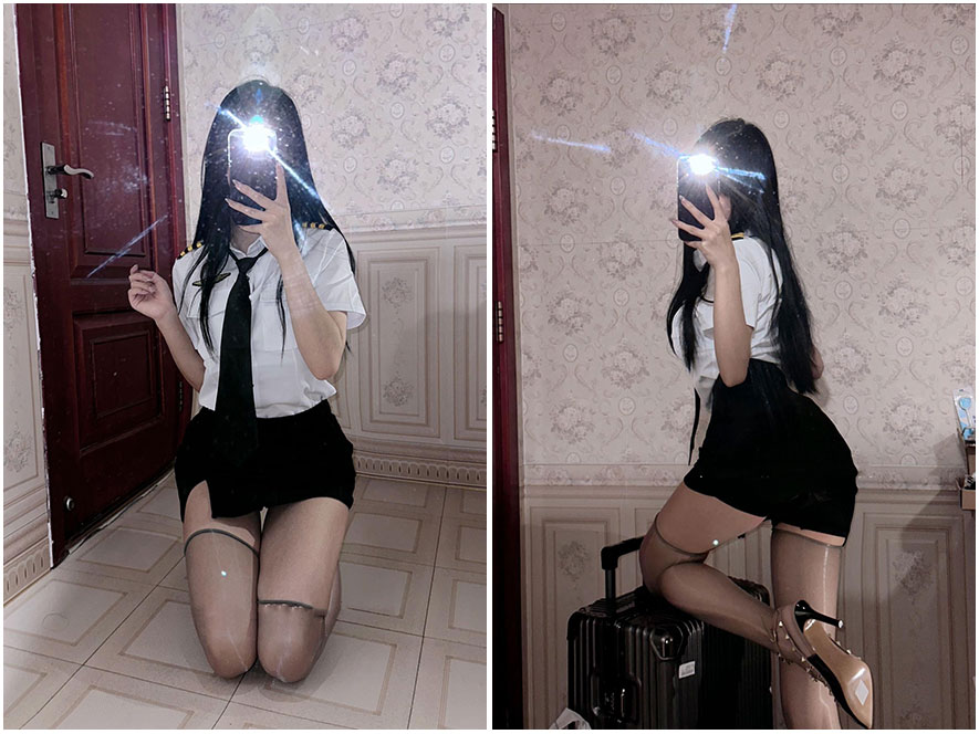 贝蒂蔓蔓JK制服清纯教室写真