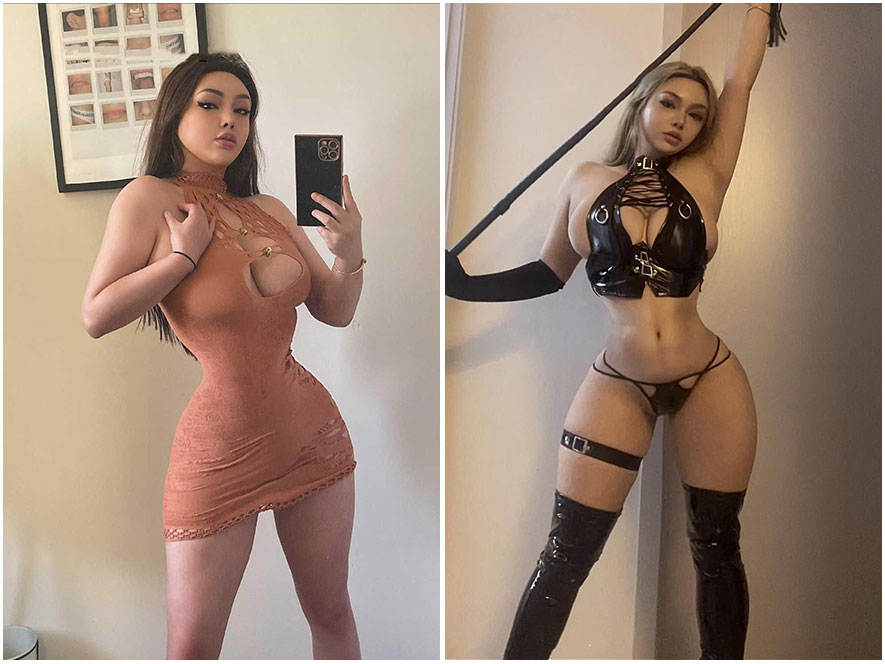 童什么萱微密圈性感修身穿搭写真大图