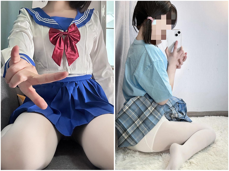 想想会魔法清纯水手服写真