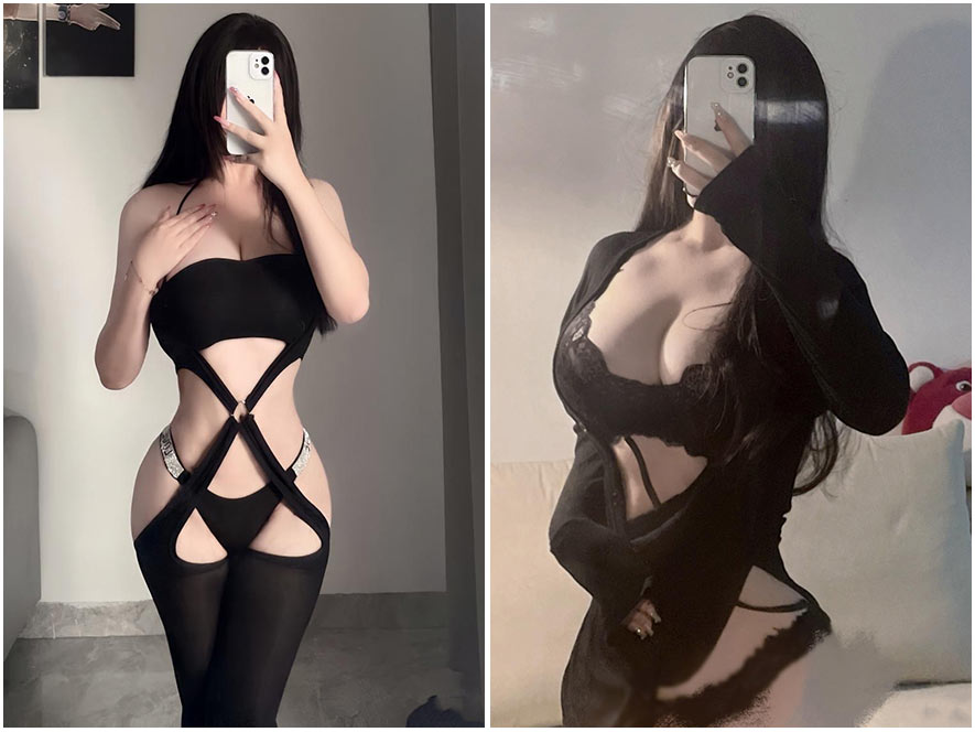 瀛猫深渊魅魔主题暗黑风格COS私房视频截图