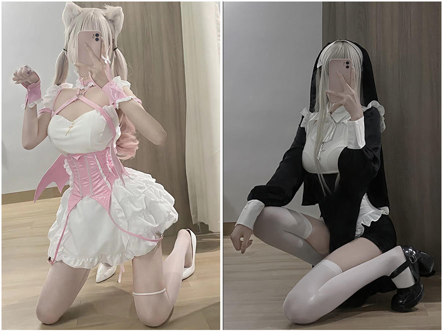 网红芬芬很特别微密圈限定COS高清壁纸