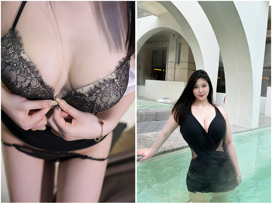 马多乐黑色丝袜连体衣侧身曲线写真