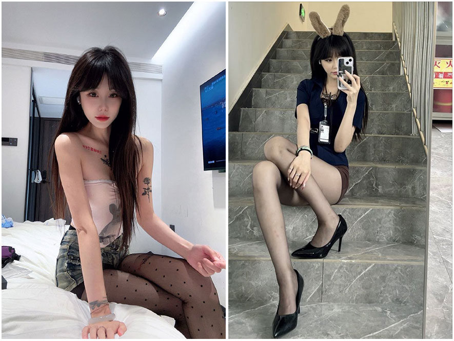 MarkoftheBody在海边的泳装照