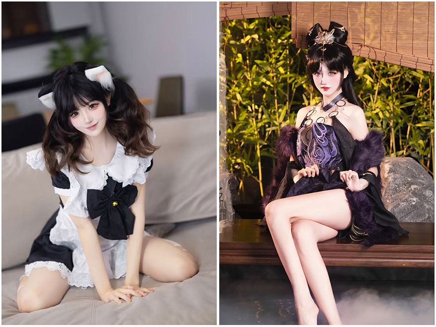 孟程程对着镜头近距离自拍视角视频截图