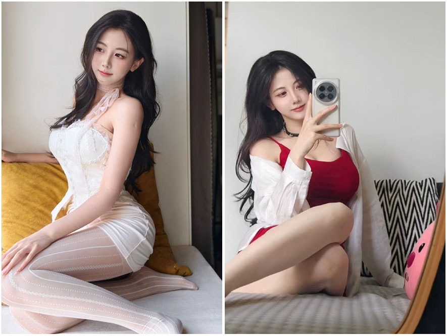 刘二萌居家甜美自拍