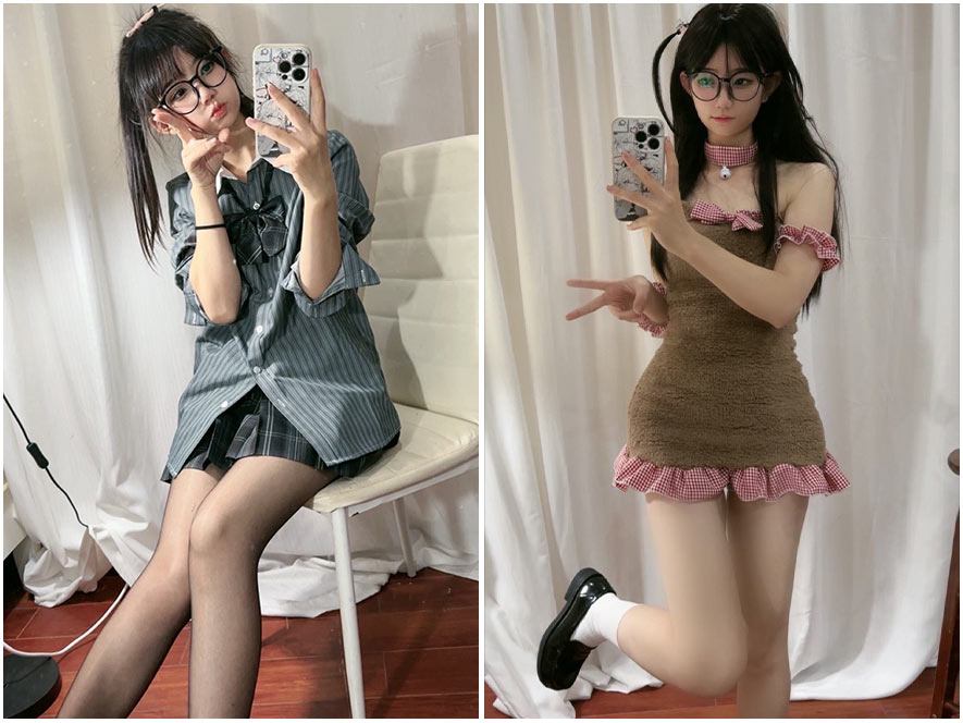 美羊羊桑微密圈日常自拍邻家甜美风