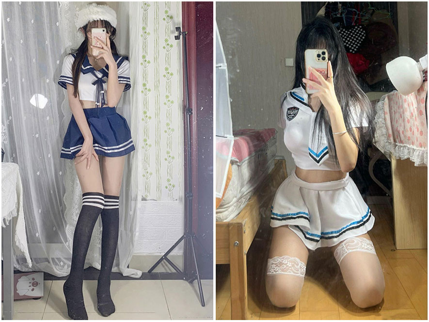 囧静JK制服COS原图写真细节赏析