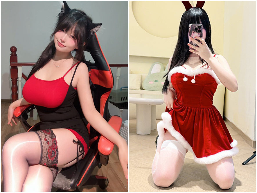 抖音网红奶茶因子清纯风生活照自拍微密圈流出