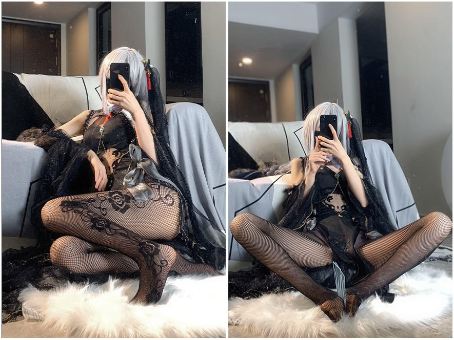 鹿八岁微密圈居家主题写真展现生活气息