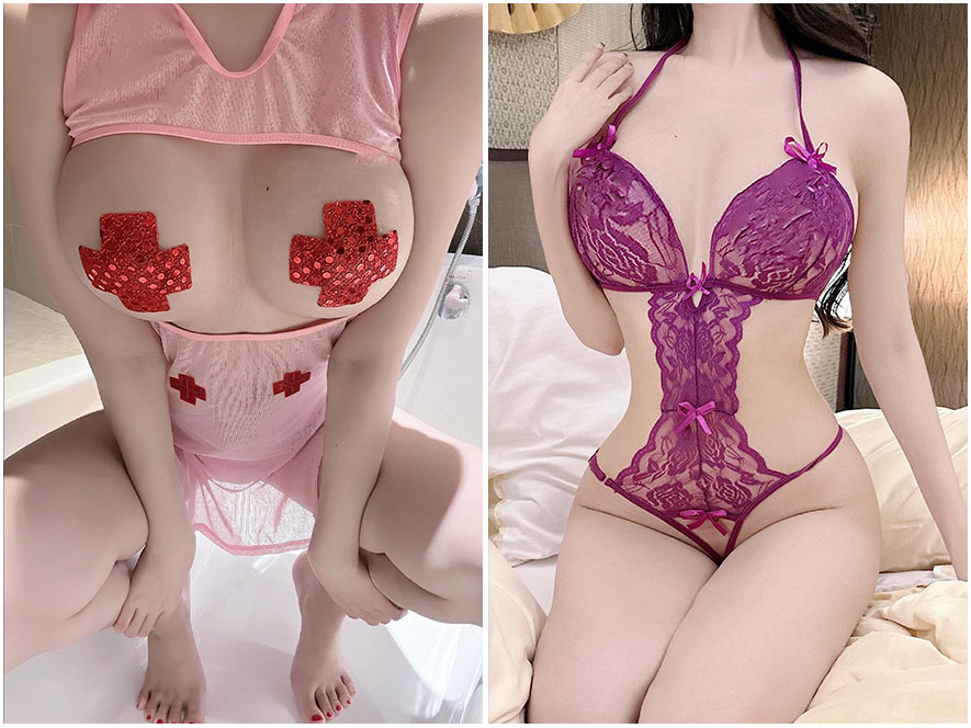 琳琳小公主经典的粉色洛丽塔造型