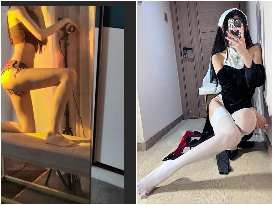 饭鹿鹿鹿痴抖音风格甜美私房自拍