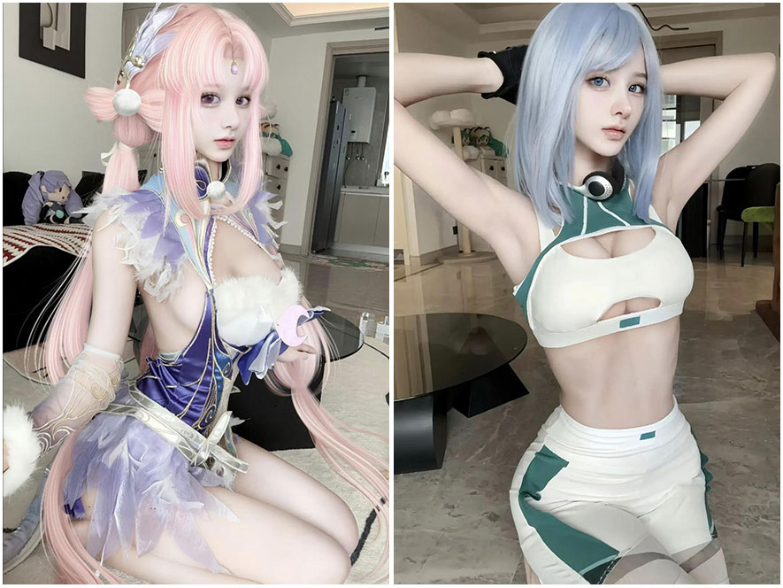 熊酱岛遇海边比基尼极品诱惑写真背影