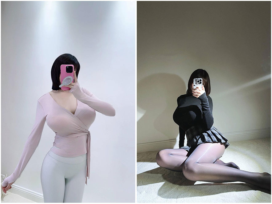 春待月爱穿着性感海岛清凉沙滩装近景特写壁纸壁纸