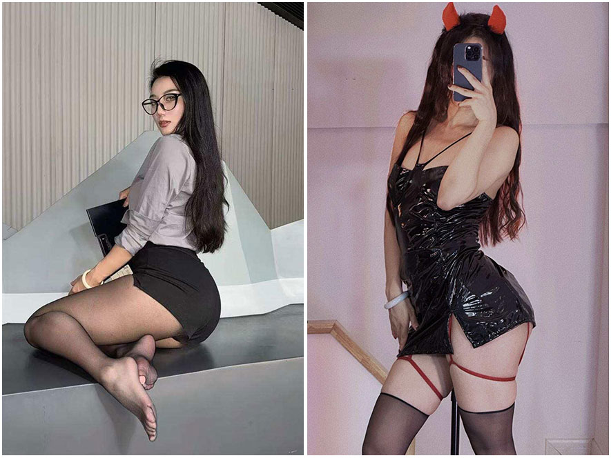 苏老师超棒性感黑色内衣微密圈写真