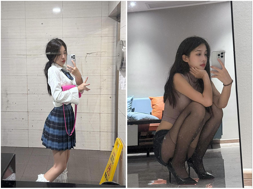 静静爱吃糖全身照