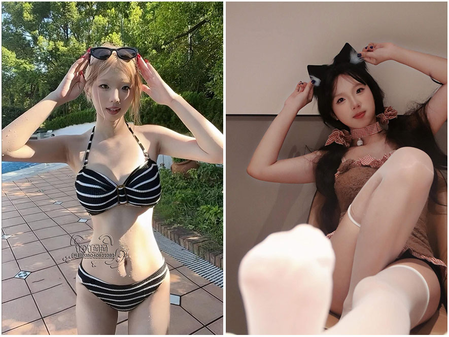 101涵涵岛遇高清写真侧颜特写壁纸